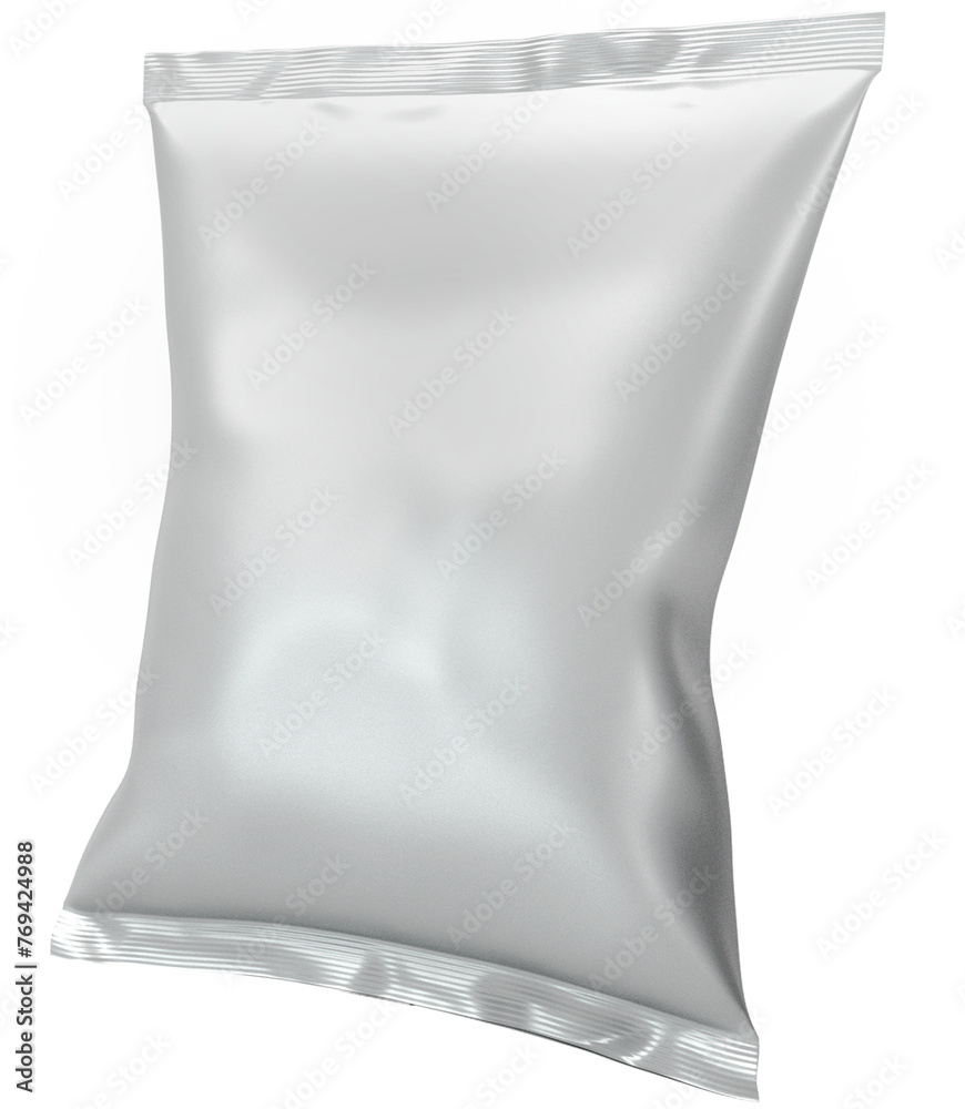 Blank Chips Bags Packaging PNG Design