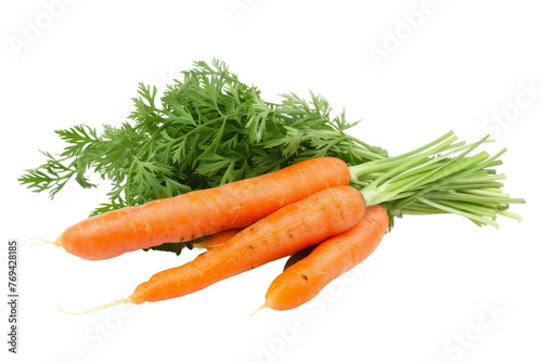Carrots Isolation on Transparent Background