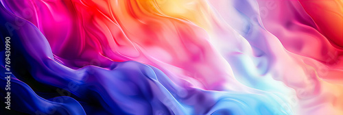 Abstract Artistic Background  Bright Rainbow Waves and Soft Flowing Colors  Creative and Modern Design