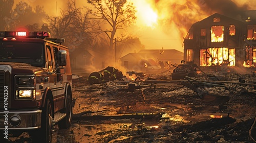 Natural Disasters and Emergencies: Photos of natural disasters or emergencies illustrate the severity and impact of the event and serve an informative purpose 
