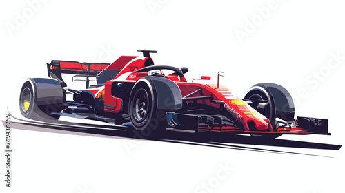 Super Grand Prix.. Flat vector isolated on white background