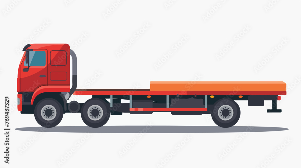 Transportation flat car icon Flat vector isolated on