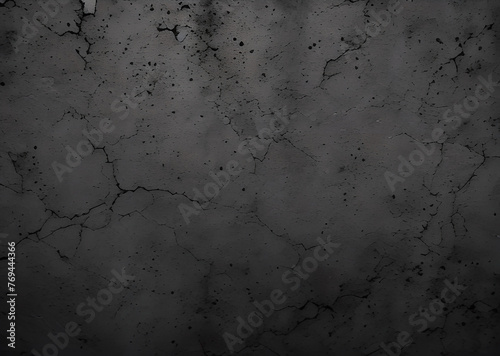 Grunge metal wall texture background, suitable for Halloween theme background, old cracks in cement, dusty old film effect texture, horror concrete imitation facade wall, generative AI  © LIUBOMYR