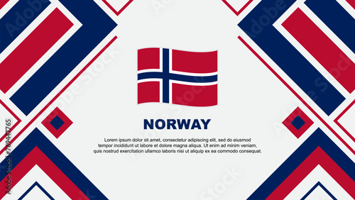 Wallpaper Mural Norway Flag Abstract Background Design Template. Norway Independence Day Banner Wallpaper Vector Illustration. Norway Flag Torontodigital.ca