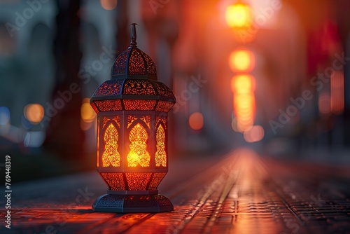 Luxury 3d lantern islamic festival background for ramadan kareem, eid al fitr, islamic holy month,  © Ahmad