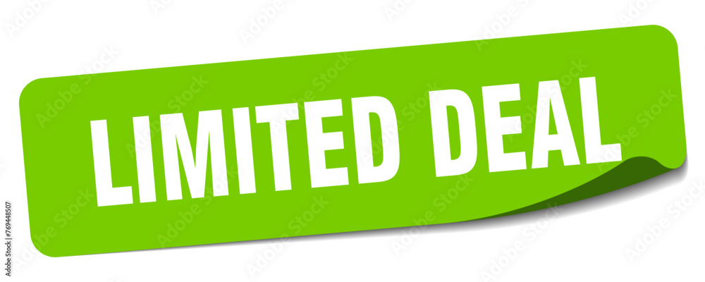 limited deal sticker. limited deal label limited deal sticker. limited deal label