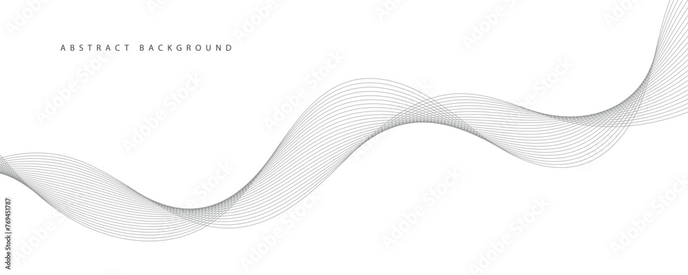 Abstract vector background with grey wavy lines
Abstract vector background with grey wavy lines