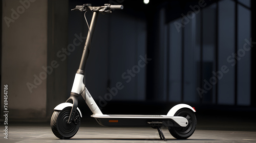Modern Electric Scooter Demonstrating Future of Urban Transportation