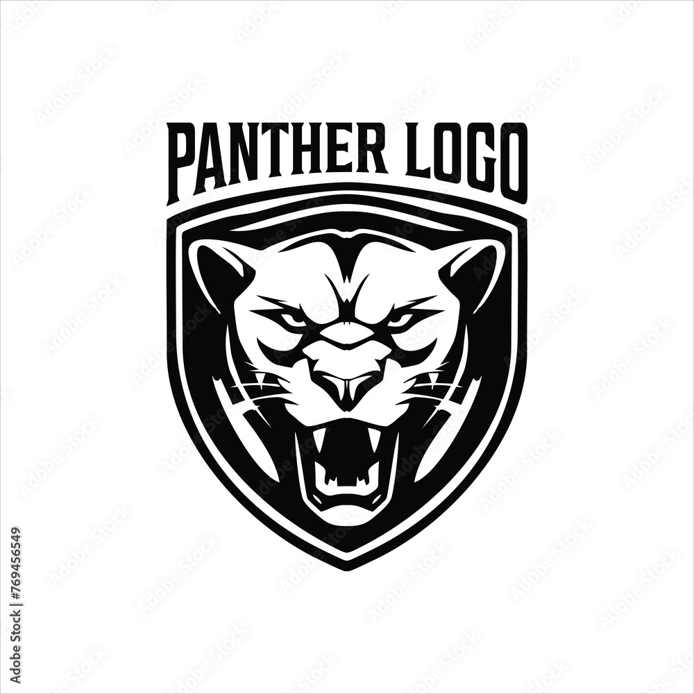 Panther roar logo, design inspiration, illustration, vector Panther roar logo, design inspiration, illustration, vector