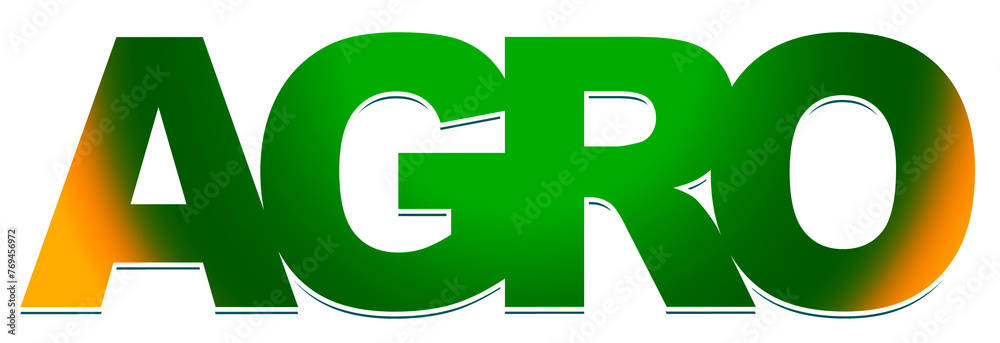 Agro logo, concept text, creative design, isolated on white background, illustration Agro logo, concept text, creative design, isolated on white background, illustration