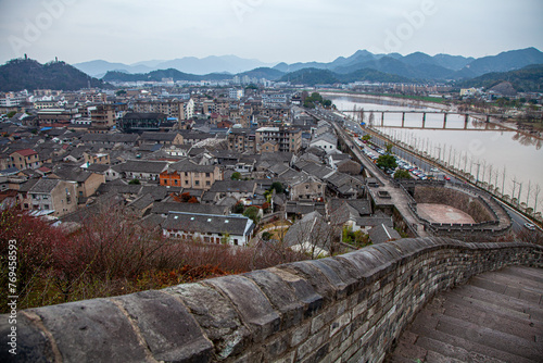 Jiangnan Great Wall, Linhai city, eastern Zhejiang Province, China photo