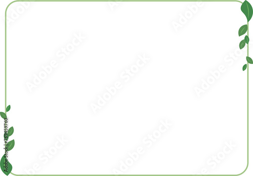 초록잎 프레임