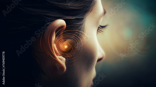 Close-up Shot of Human Ear Depicting The Act Of Listening And Perception Of Sound