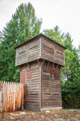 Fort Nisqually, the first globally connected settlement on the Puget Sound, Washington State