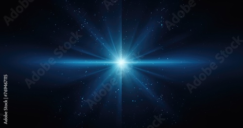 celestial blue starburst background