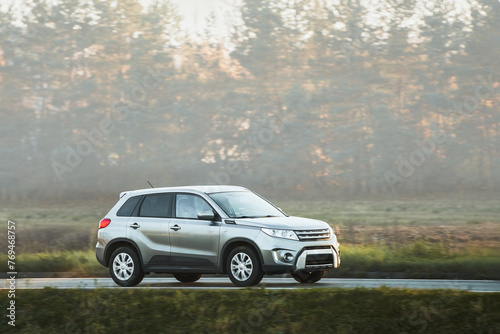 A sporty and luxurious SUV. The perfect vehicle for any trip.