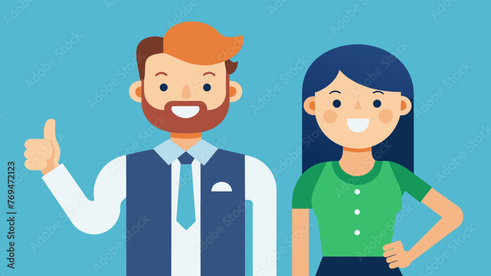 man and woman vector illustration man and woman vector illustration