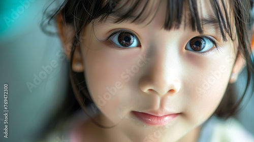 close up portrait of a child