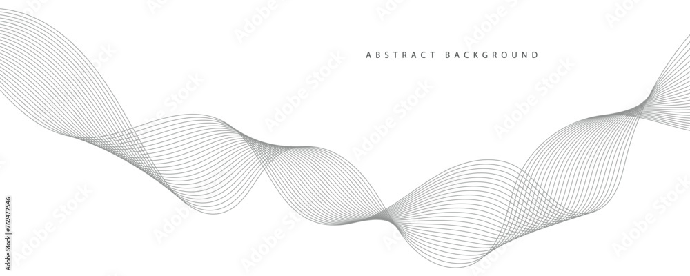 Abstract vector background with grey wavy lines
Abstract vector background with grey wavy lines