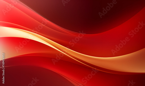 Abstract luxury red gold background, Generative AI