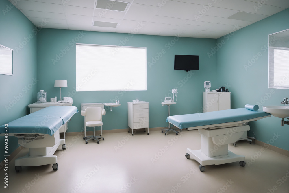 Empty medical room Empty medical room