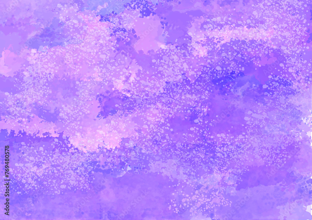 紫 パープル 花 水彩 手描き 模様 バック 背景 紫 パープル 花 水彩 手描き 模様 バック 背景