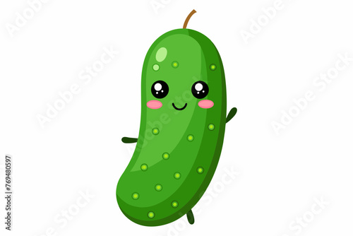 pepino food vector illustration