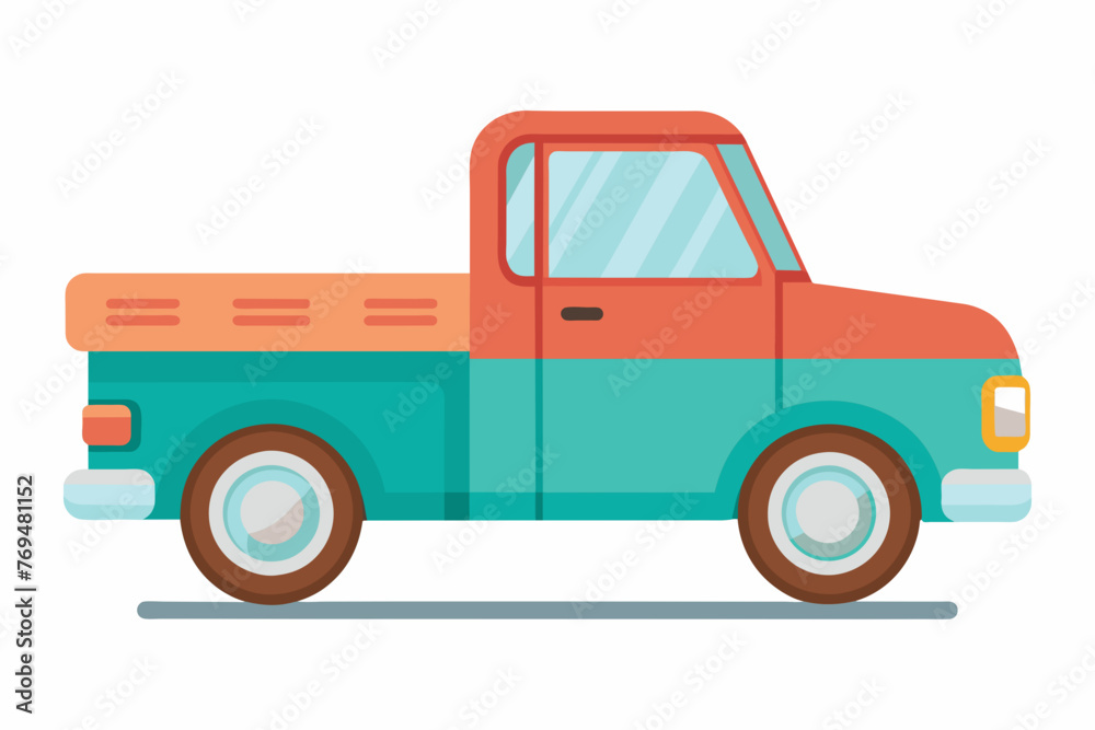 pickup vector illustration