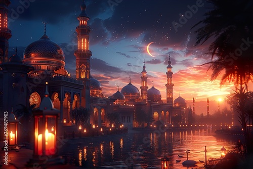 Arabic Ramadan lantern 