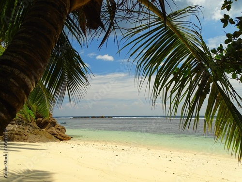 Fototapeta Naklejka Na Ścianę i Meble -  Seychelles, Mahé Islands, beaches of Anse Forbans and Marie Louise