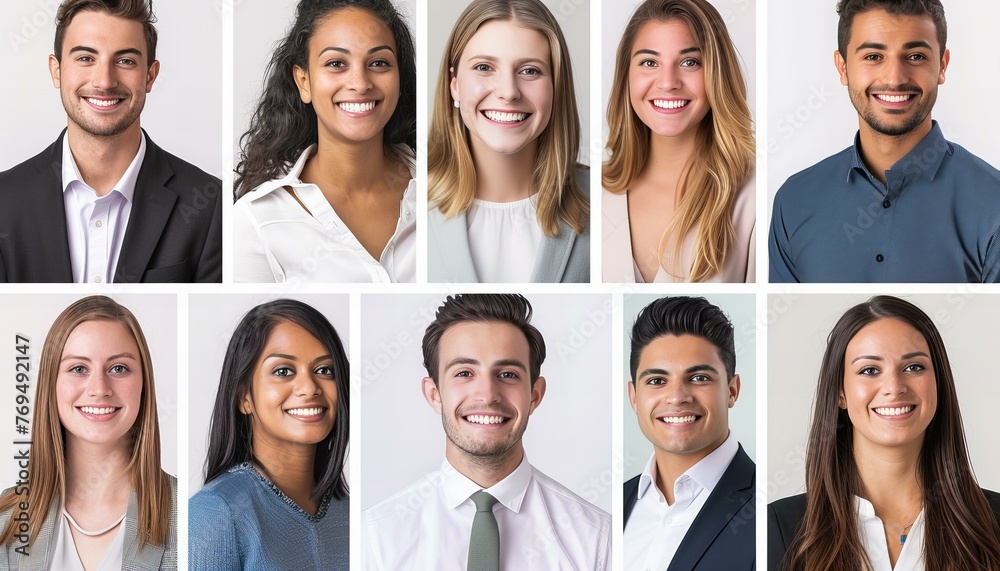 Professional Diversity with Smiling Business People Labor Day Professional Diversity with Smiling Business People Labor Day