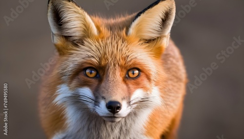 A Fox With Its Eyes Shining With Intelligence © Yela