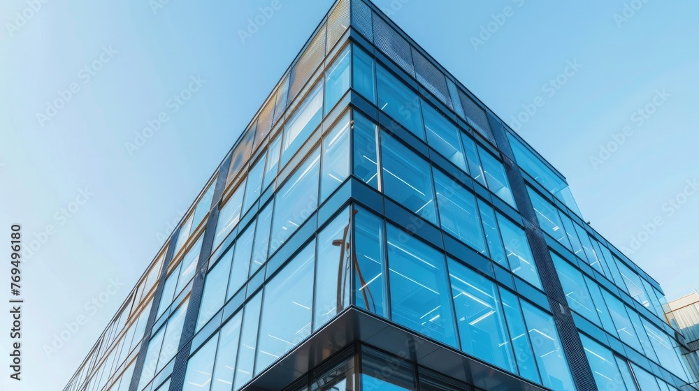 Modern office building detail. Architectural detail of modern skyscraper. Modern office building detail. Architectural detail of modern skyscraper.