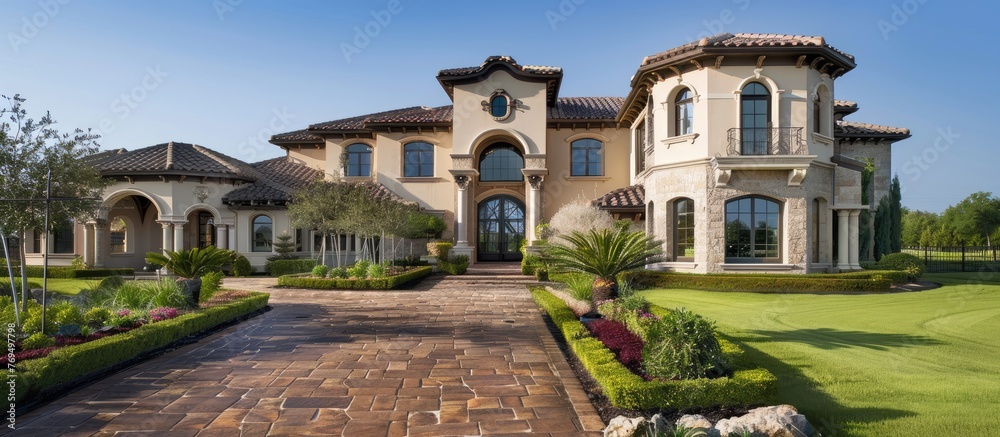 Luxurious home outdoor appearance