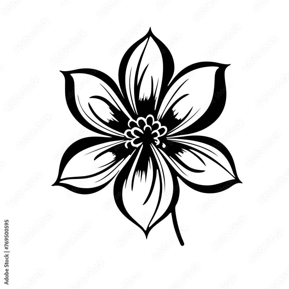 Flower vector illustration 