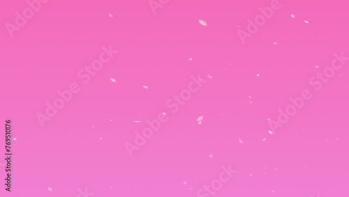 桜の花びらが舞い散る背景動画