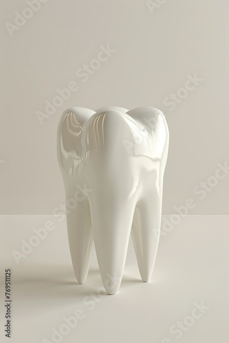 An isolated 3D tooth
