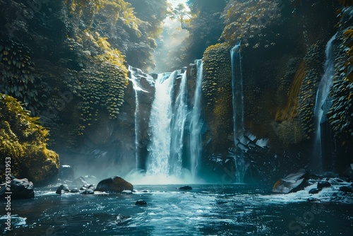 Breathtaking Cascading Waterfall Oasis