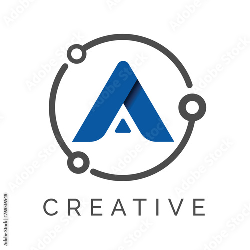 A Logo Design Vector Template photo