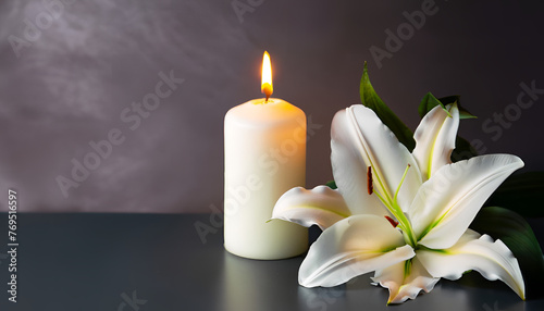 candle and flower wallpaper and background
