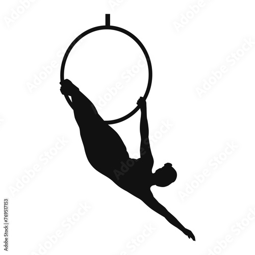 Beauty Aerial Hoop Silhouette