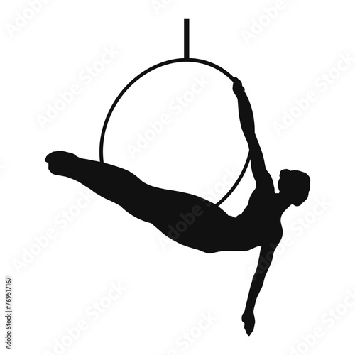 Beauty Aerial Hoop Silhouette