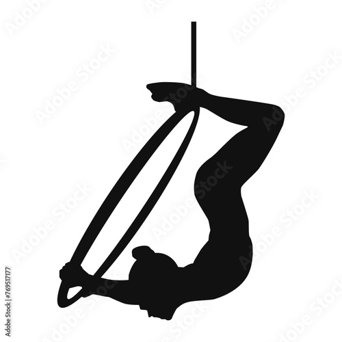 Beauty Aerial Hoop Silhouette