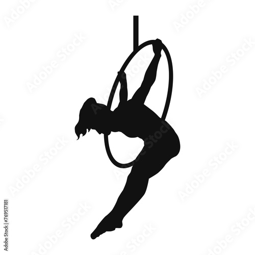 Beauty Aerial Hoop Silhouette