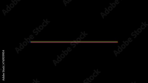 Animated pixel eye blinking with glitch effect. Looping animation of retro TV screen display with eyeball winking with noise and color distortion on black background.