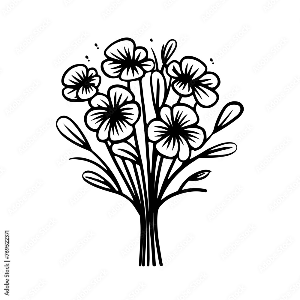 Flower vector illustration Flower vector illustration