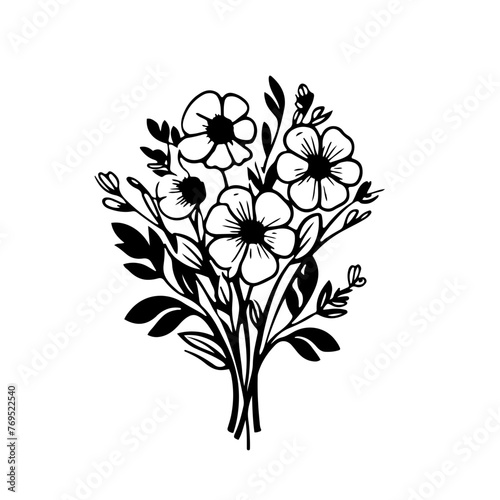 Flower vector illustration 