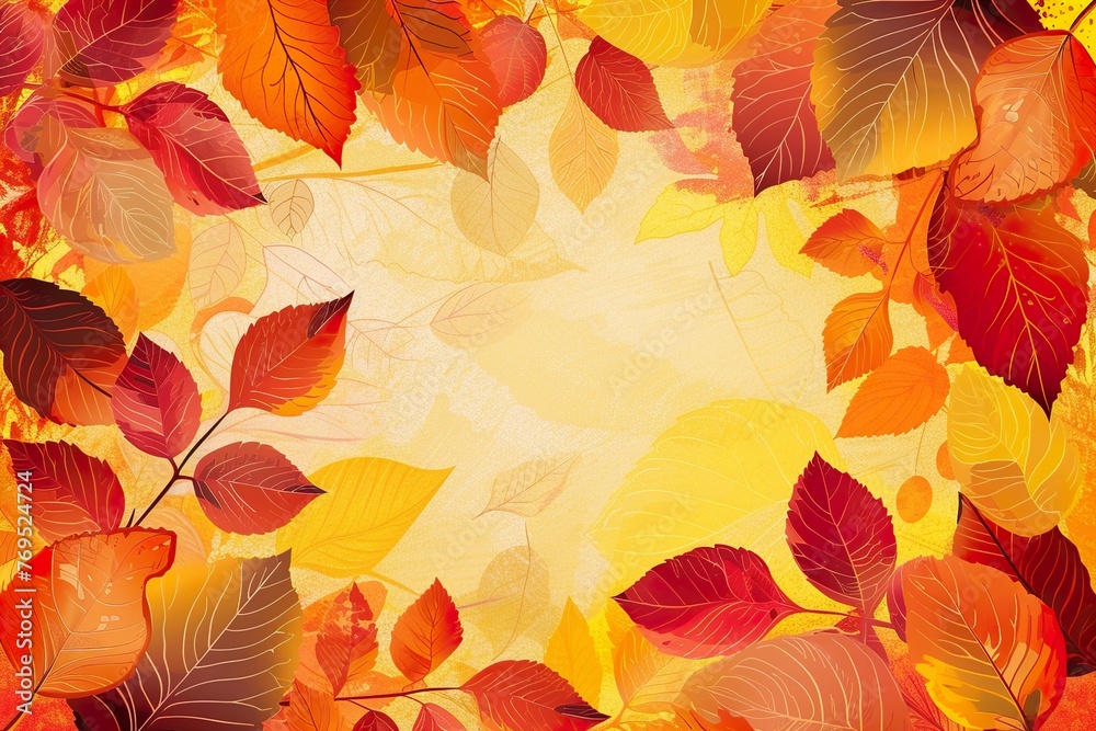 Autumn fall season background Autumn fall season background