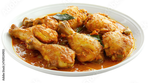 Chicken Curry on Transparent Background