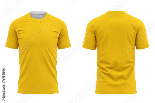 yellow t shirt mockup 